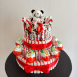 Panda Temalı 3 Katlı Kinder Lezzeti