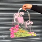 Çantada Pembe Lale Güller
